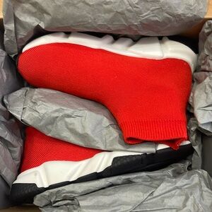 Balenciaga Speed LT Sneakers - Toddlers / Red, White, Black